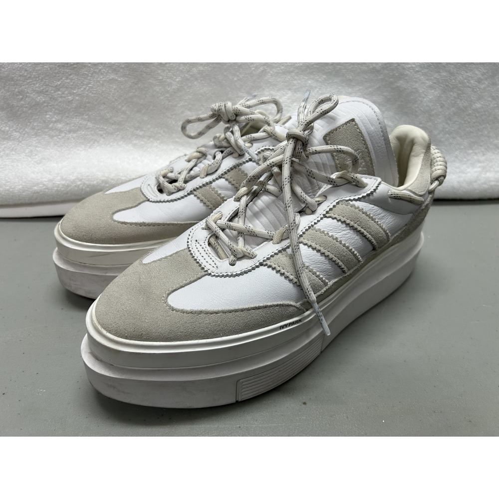 Adidas Womens Size 8.5 White Gray Ivy Park Super Sleek Platform Sneaker Shoes
